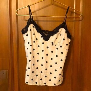 Polka dot camisole
